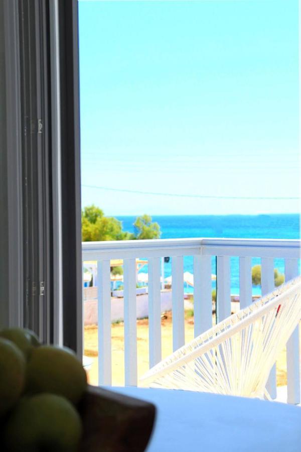 Beach Apartment Thalia With Hot Tub And Sea View Ájos Prokópios Eksteriør bilde